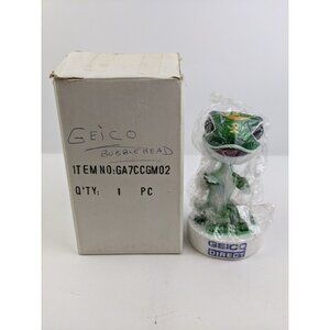 Geico Direct Insurance Gecko Martin Bobblehead 6" Tall NEW with box